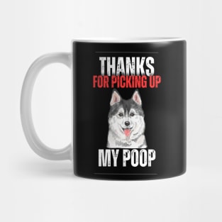 Thanks for scooping up my poop - Klee kai edition Mug